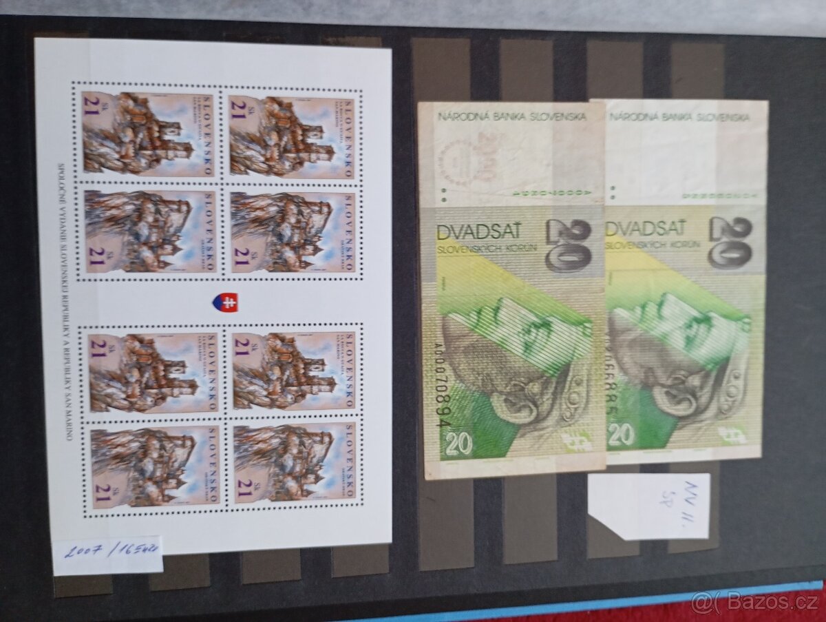 Sbirka známek Slovensko. - 13