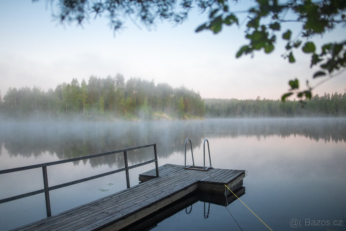 Finsko - ryby - relax - sauna - tradiční chata u jezera - 13