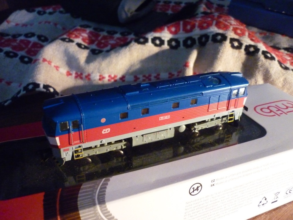 Modelová železnice, kolejište, vláčky TT - 13