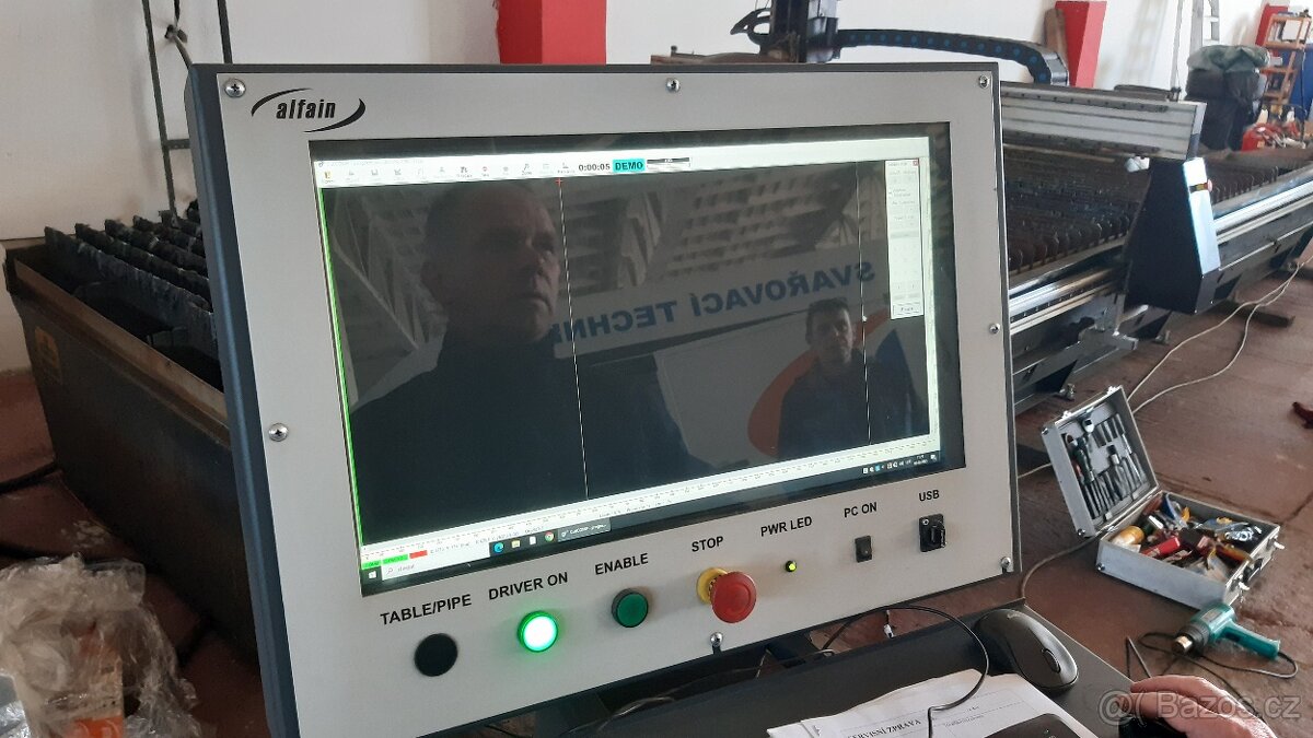 Plazmový rezací stroj ALFATEC CNC 2x6m - 13