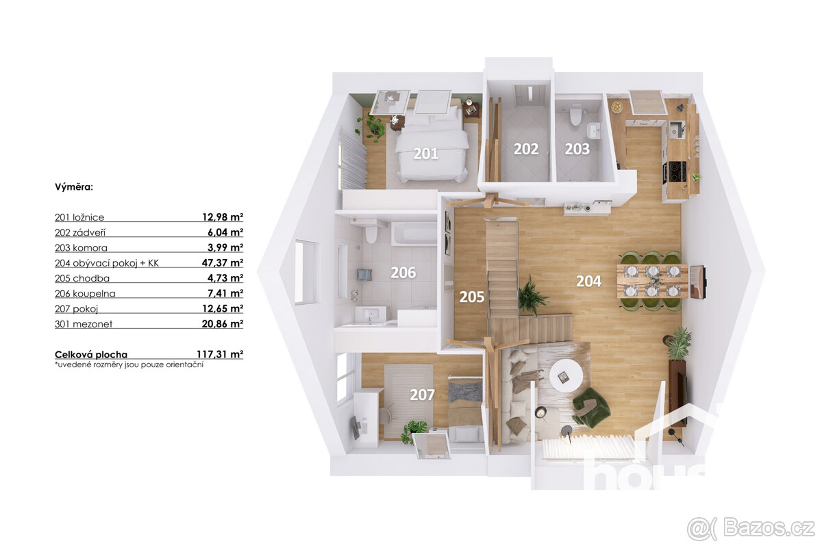 Prodej loftového bytu 4+kk, 120 m² - Hodonice - 13