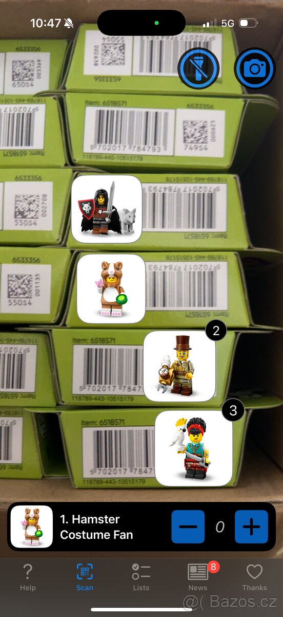 Lego minifigurky 71045 a 71048 kompletní serie - 13