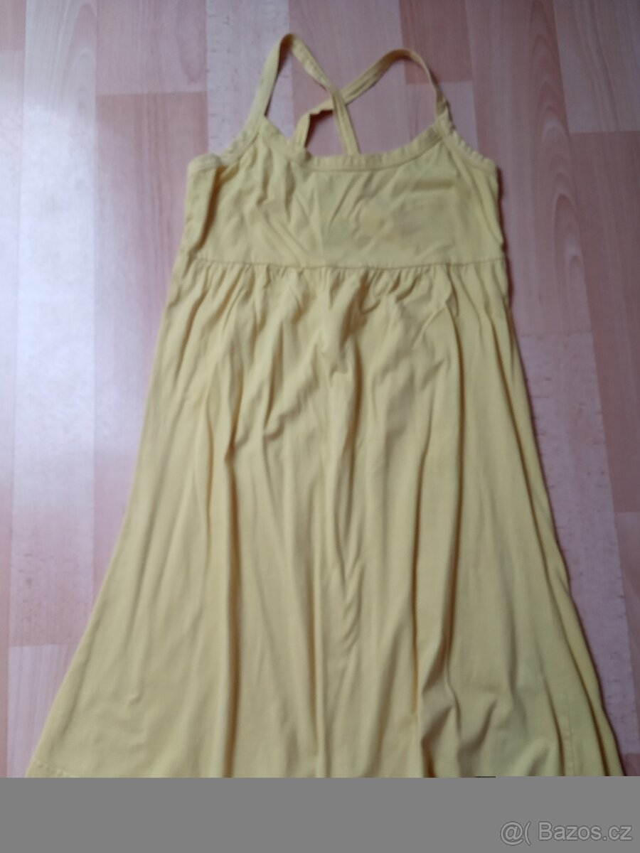 Letní, společenské, lněné, elastické, flitrové-vel. S, M - 13