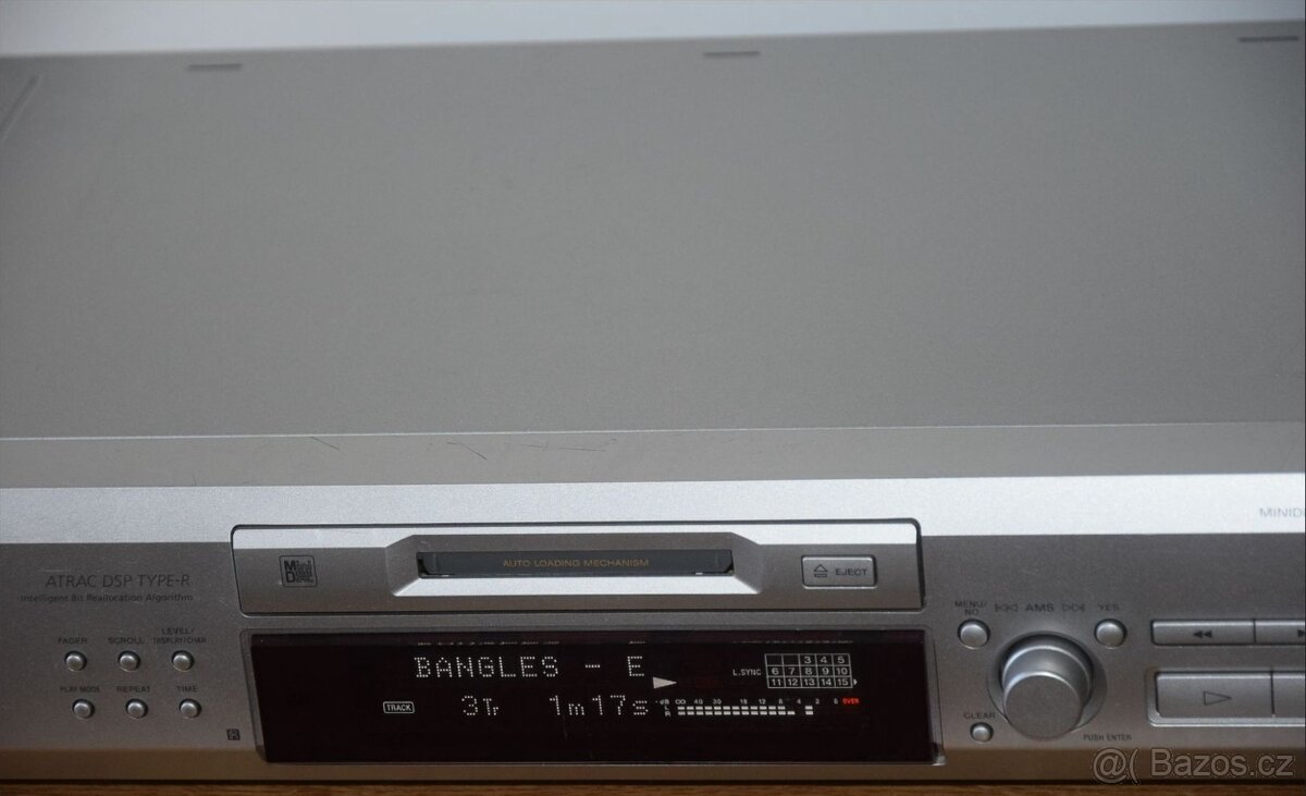 Minidisc deck SONY MDS-JE530,10xMD, manuál a kabely cinch - 13