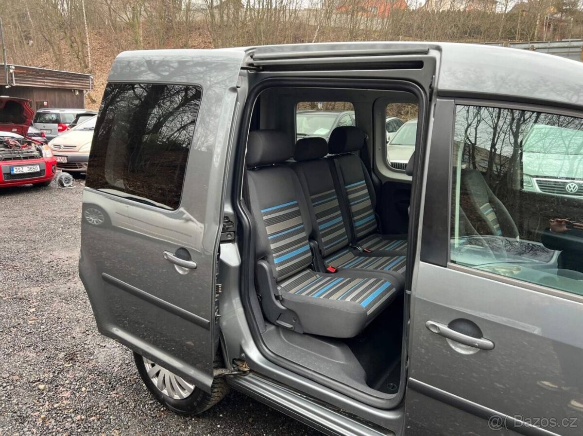 VW Caddy 1.2 TSI 77 kW 2x šoupačky 2011 klima serviska - 13