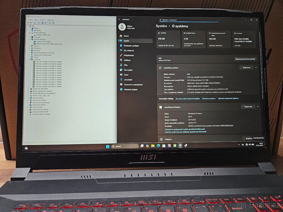 17,3 144HZ_MSI KATANA 17_i5-12450H_16GB_1TB_RTX 3050 4GB - 13