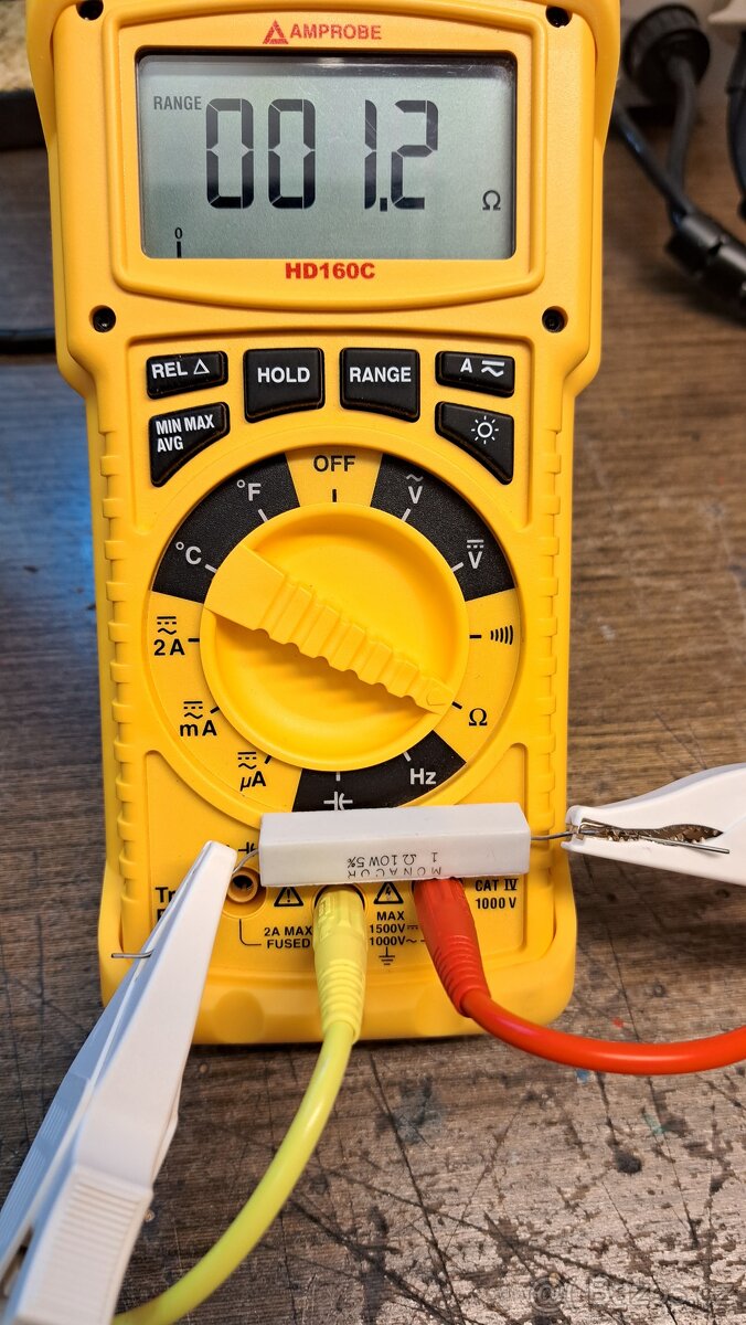 Nerozbitný multimetr AMPROBE HD160C (až 1500 V DC) pro FVE - 13