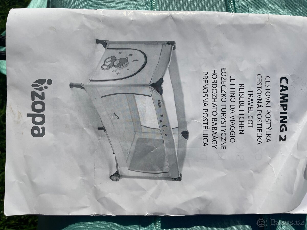 Cestovní postýlka ZOPA + matrace - 13