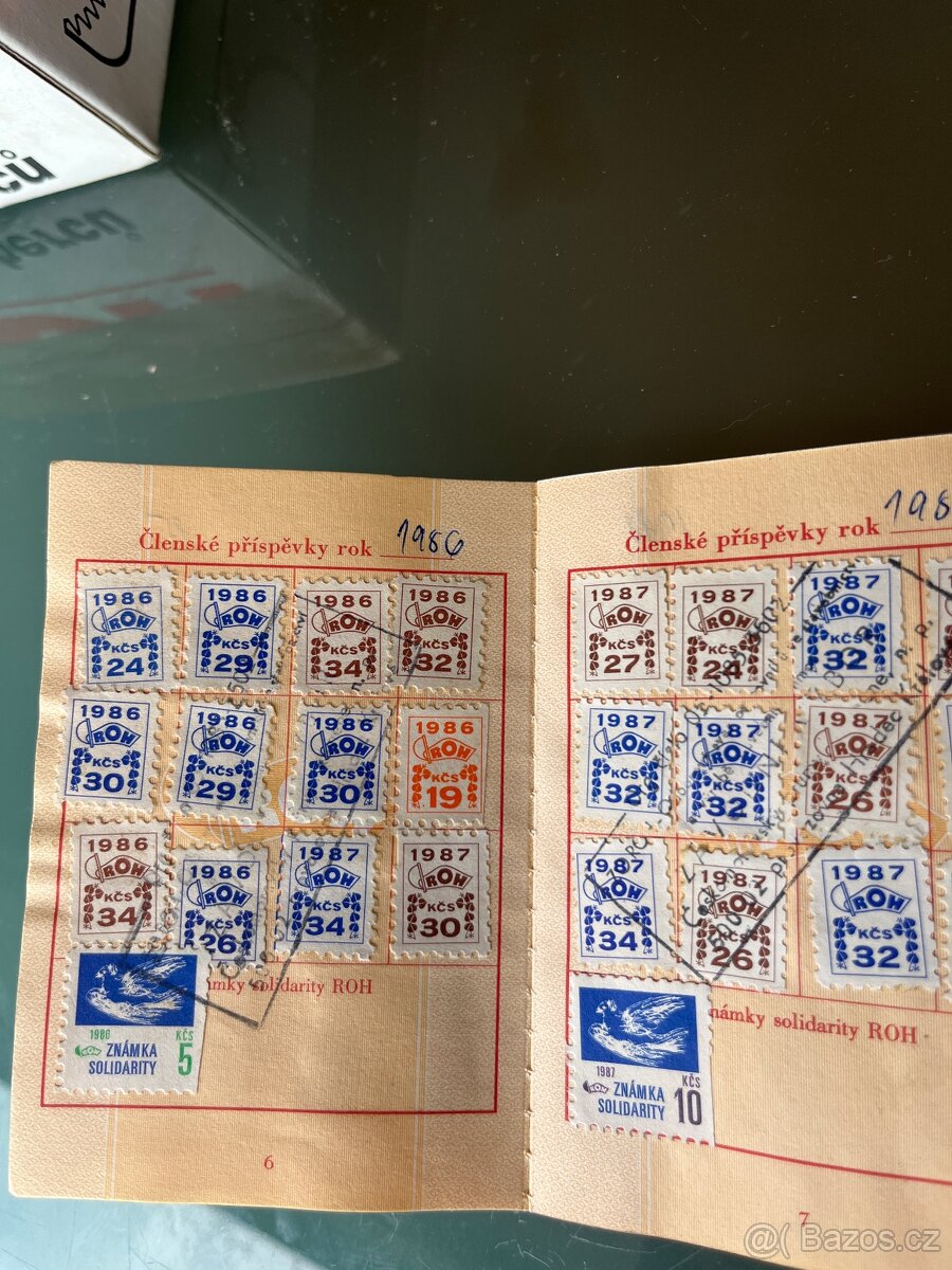 Sběratelský komplet – 138 členských průkazů ROH - 13