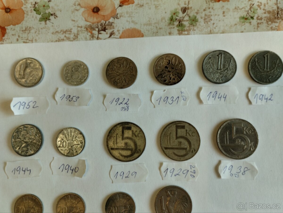 Staré mince 1 - 13