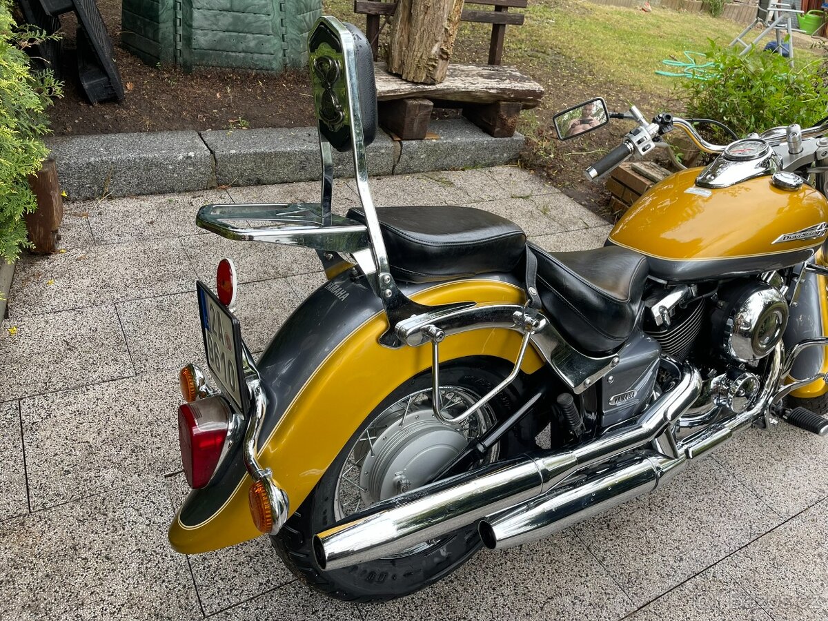 Yamaha DragStar 650 – 2002 -krásná klasika s nízkým nájezdem - 13