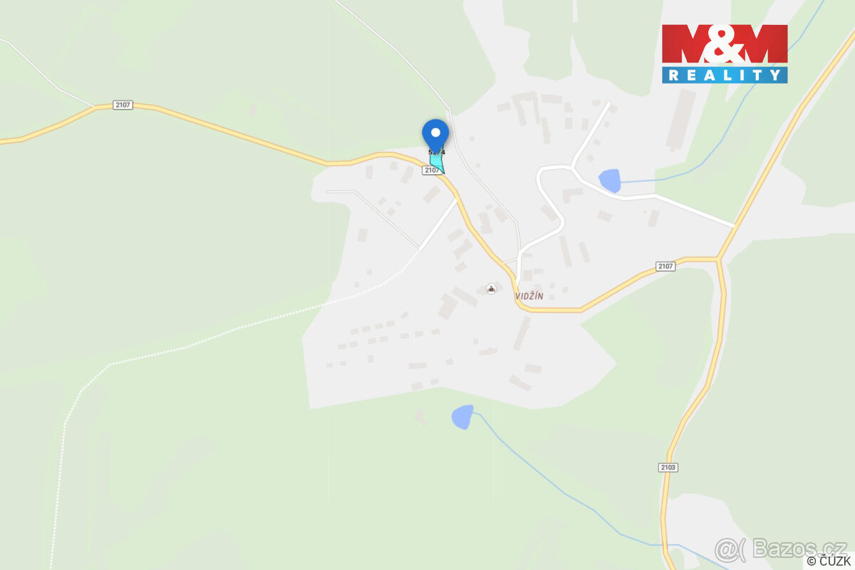 Prodej zahrady, 548 m², Vidžín - 13