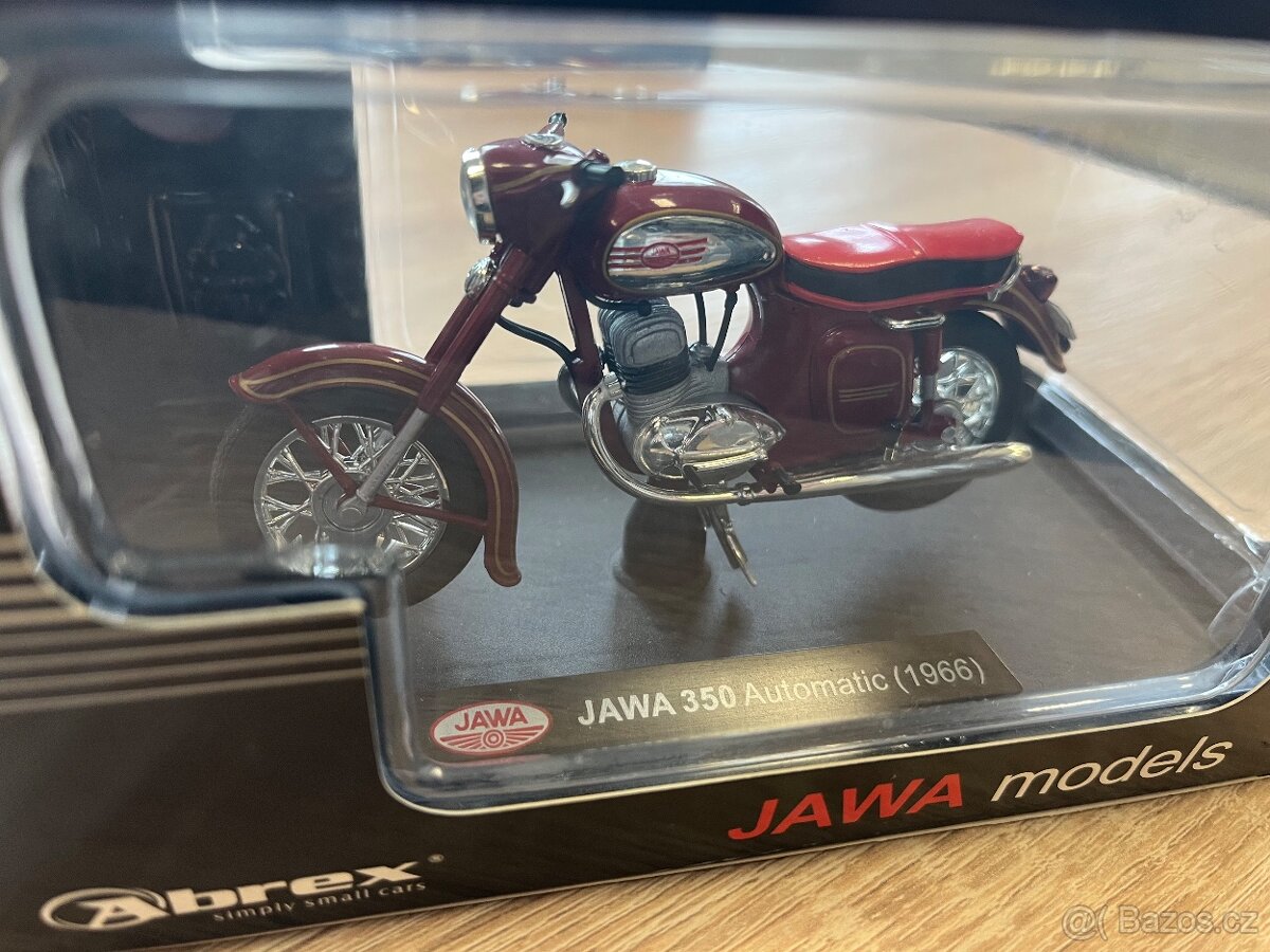 Modely motorek JAVA A ČZ 1:18 - 13