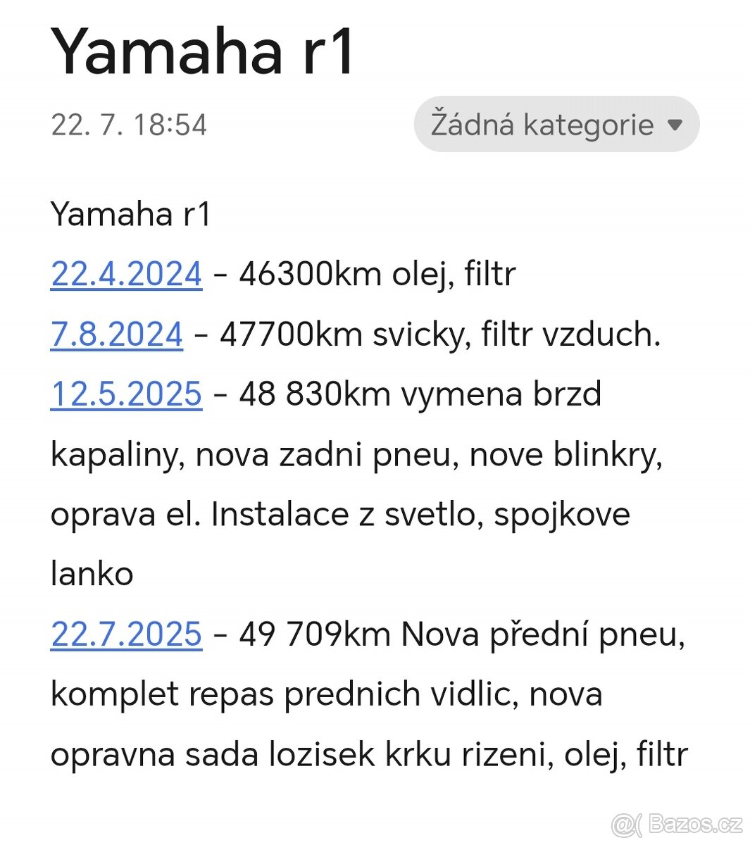 Yamaha YZF R1 1999 - 13