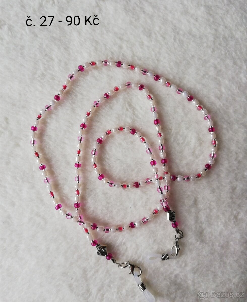 Korálky na roušky a brýle - 13