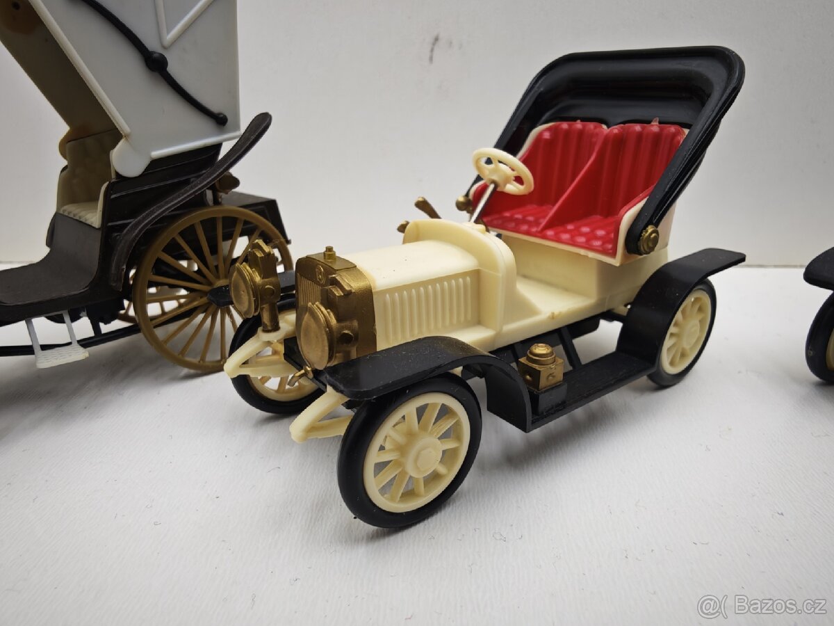 Staré retro hračky,autíčka igra oldtimer - 13