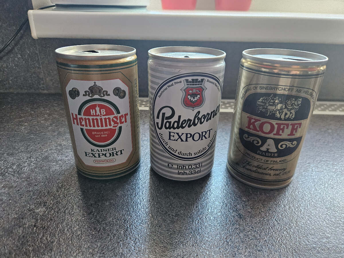 Staré plechovky od PIV, COLA,PEPSI - 13