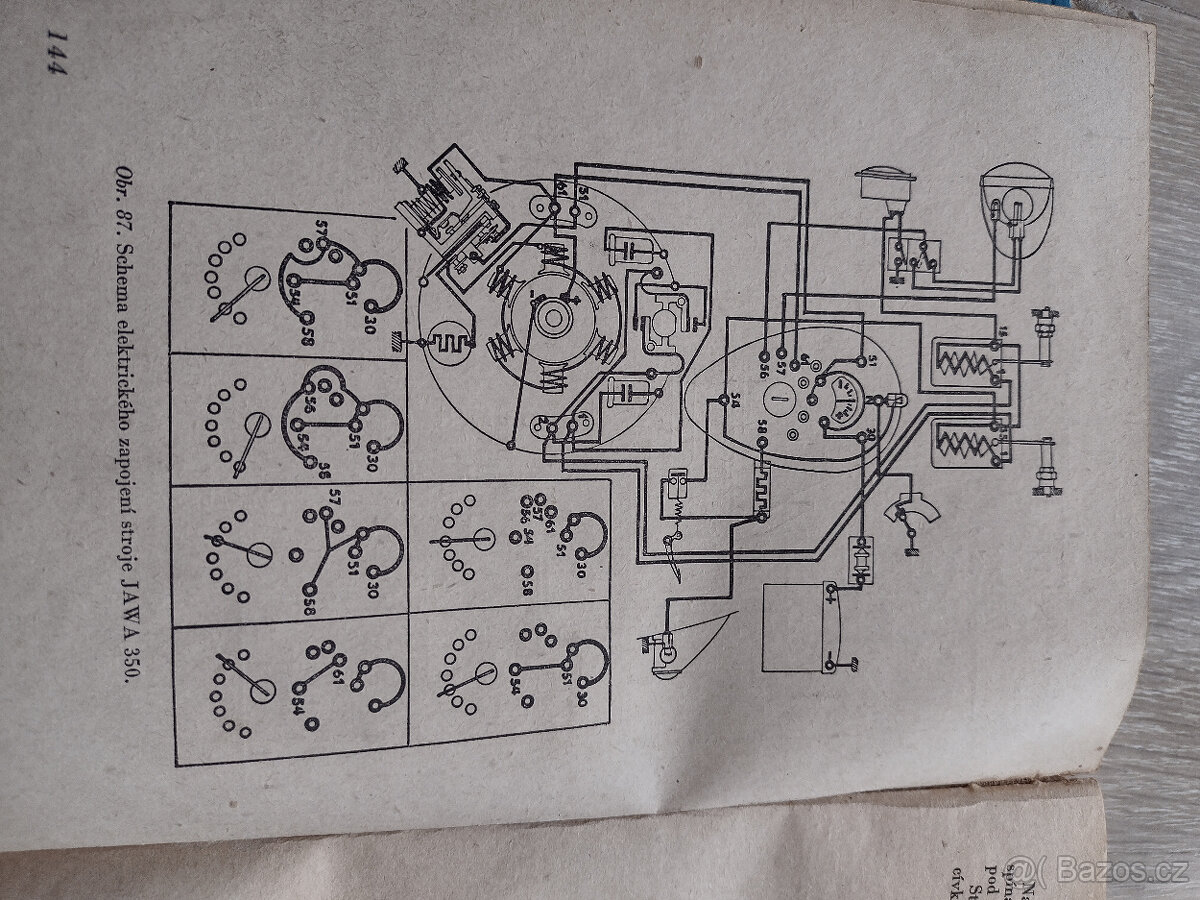 JAWA 250,350,500, POPIS, OBSLUHA, 1955 - 13
