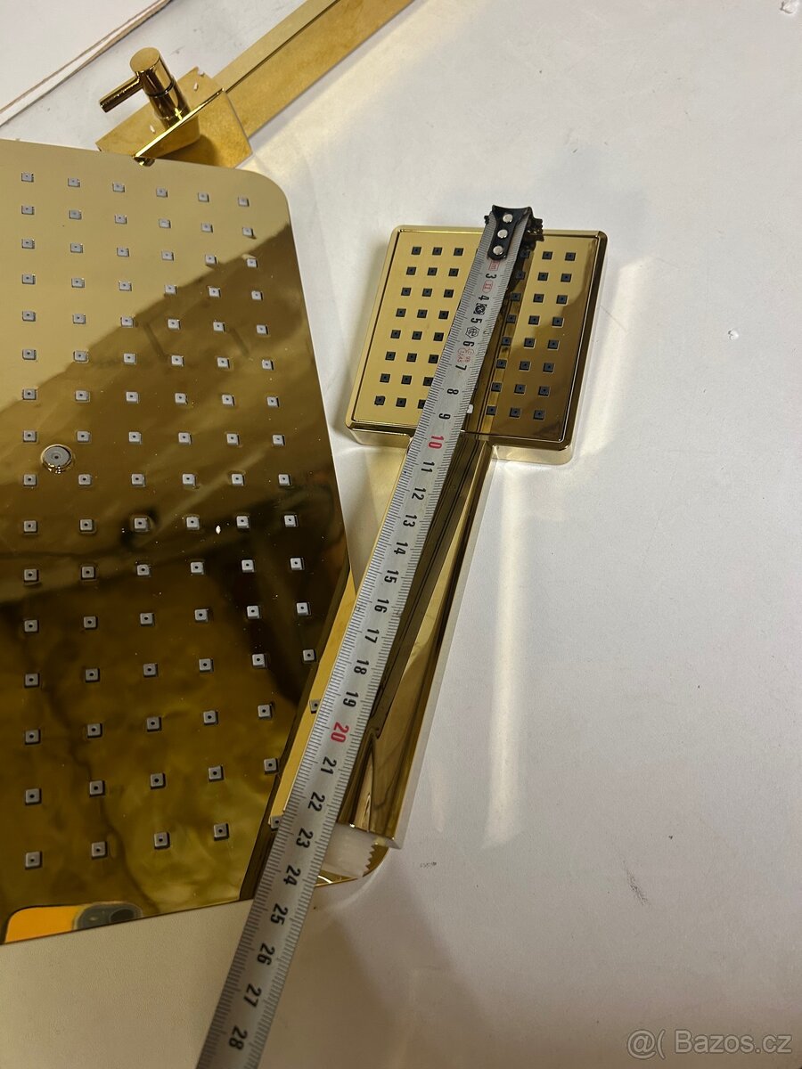 Zlatý sprchový systém - 4 funkce - 13