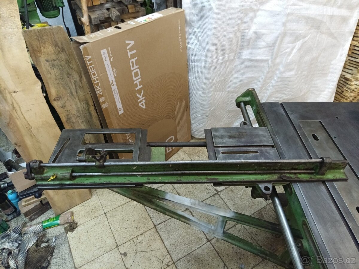 Trojkombinace BAUERLE – litinová pila / frézka / dlabačka - 13