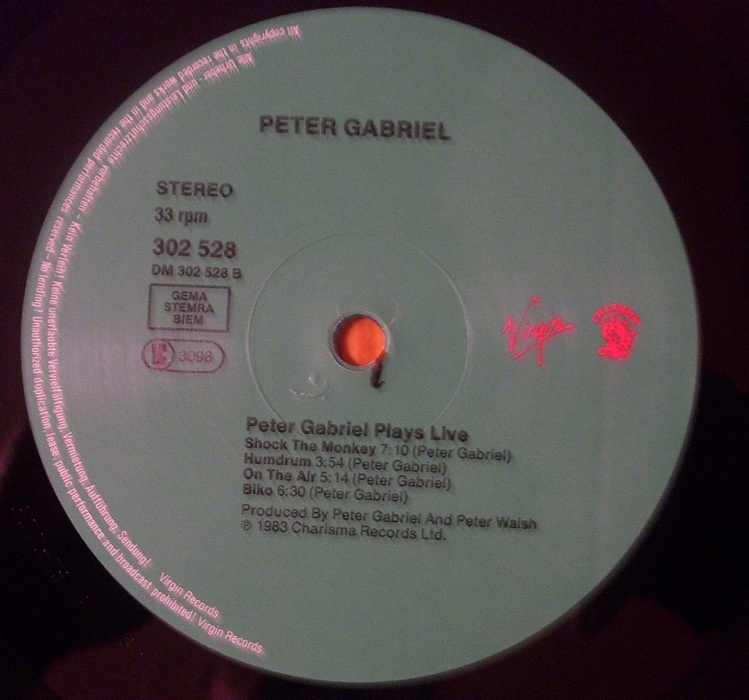 LP 2x vinyl Peter Gabriel-Plays live /253/ - 13