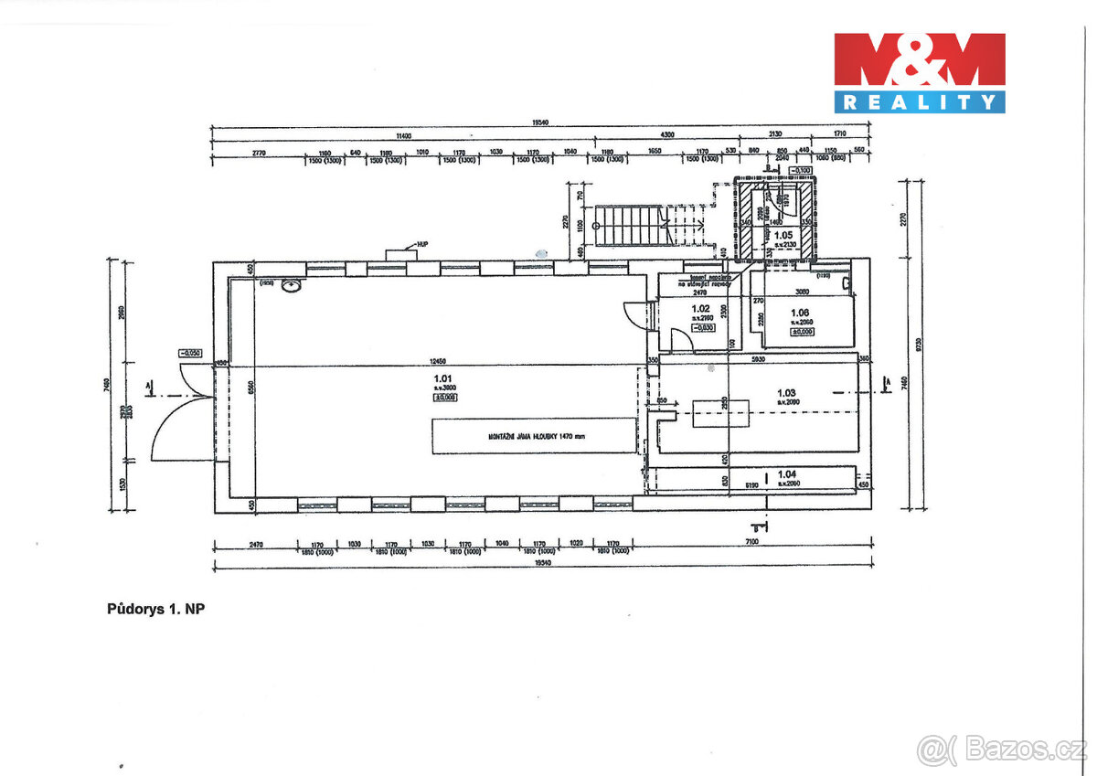 Prodej výrobního a bytového objektu, 300 m2 v obci Libiš - 13