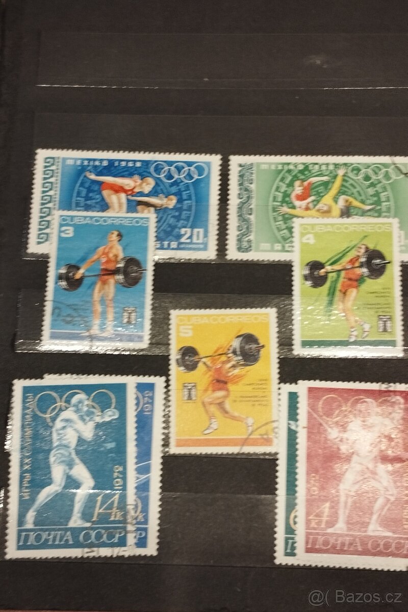 Sbírku známek známky 4x album č1 - 13