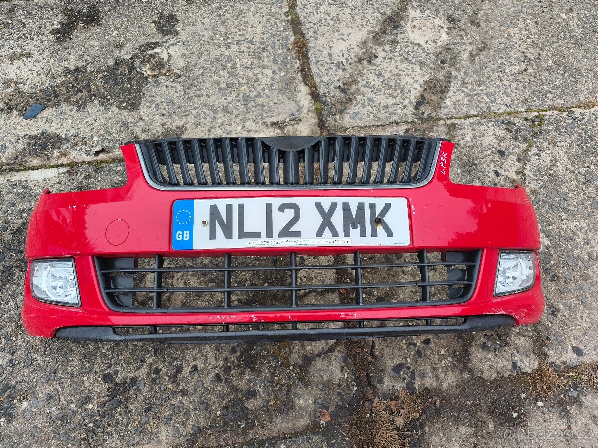 Skoda Fabia 2 facelift - přední nárazník - 13