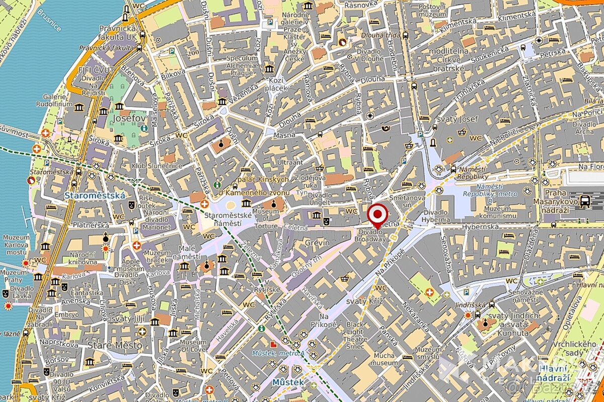 Pronájem kancelářských prostor, 194 m², Na příkopě, Praha - - 13