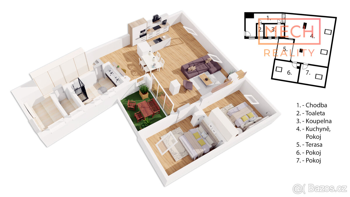 Prodej bytu 3+kk, 125 m², Brno, Plotní - 13