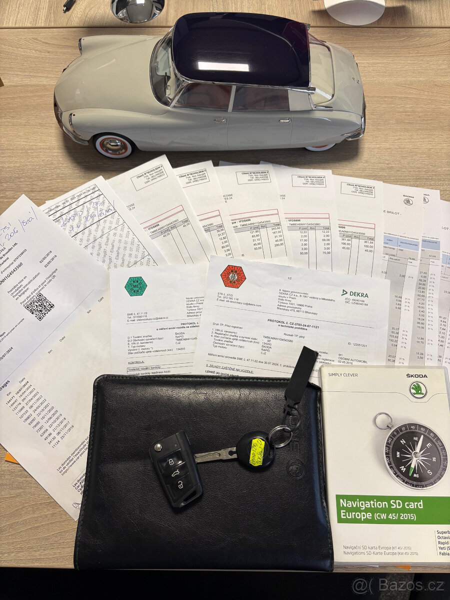 Škoda Rapid 1.2 TSi, navi, dig. klima, 2 x vyhř. sedadla - 13