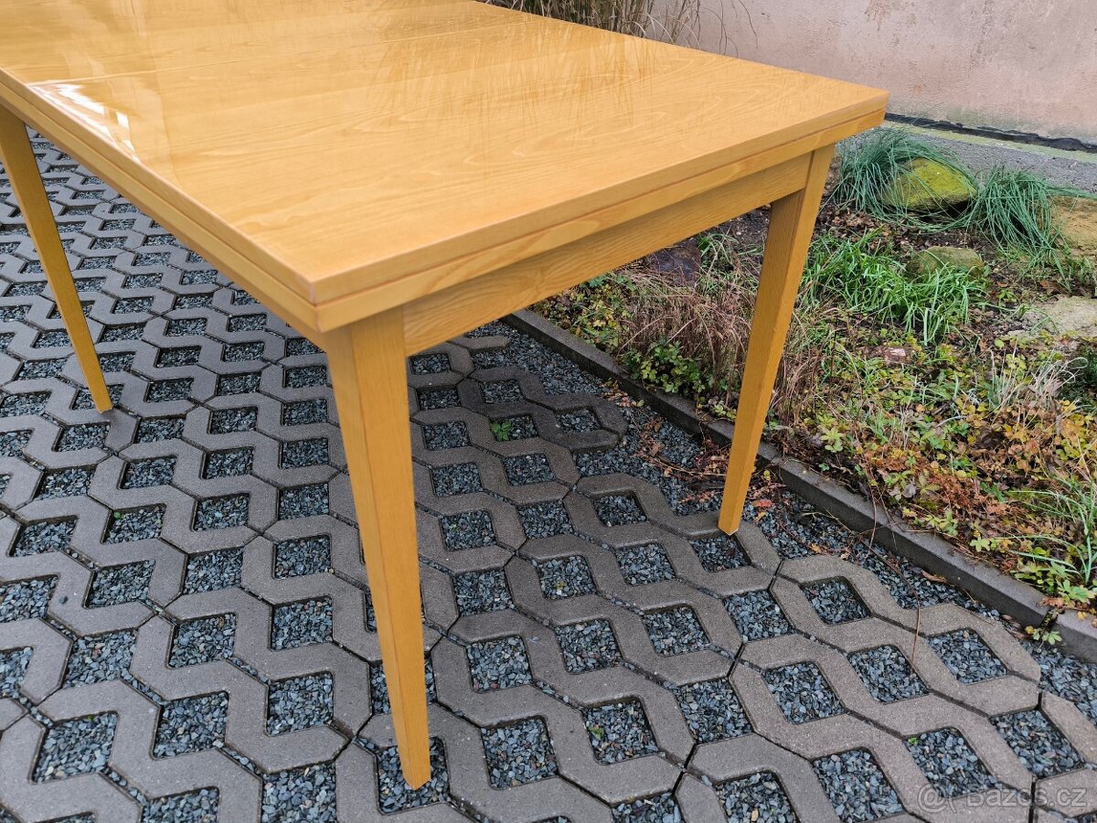 Retro jídelní rozkládací stůl Jitona - 70. léta - 13