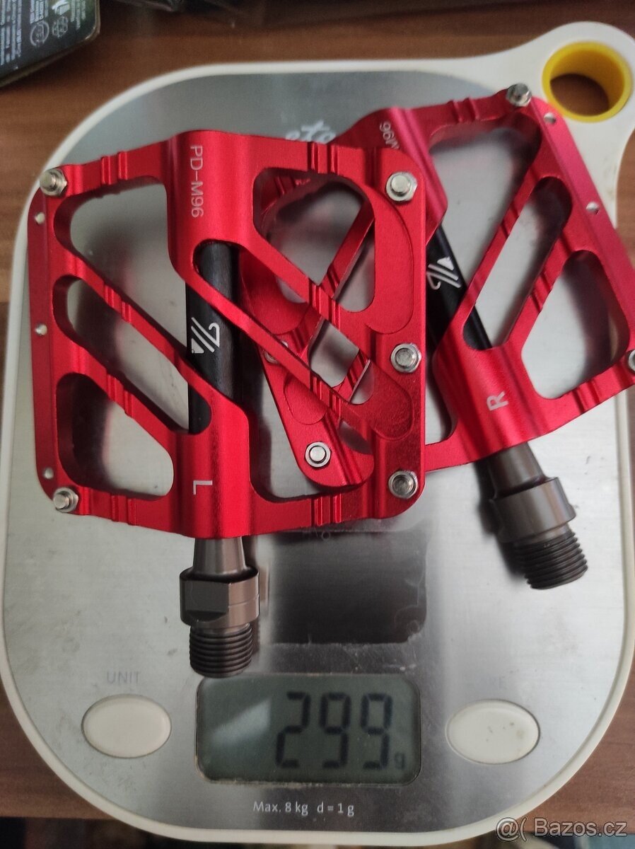 Duralové široké pedály ALU 7075 - 13