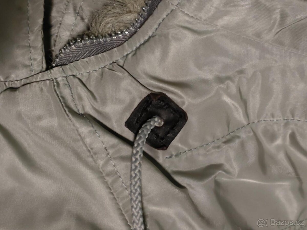BUNDA N3B ALJAŠKA ALPHA INDUSTRIES SILVER XL - 13