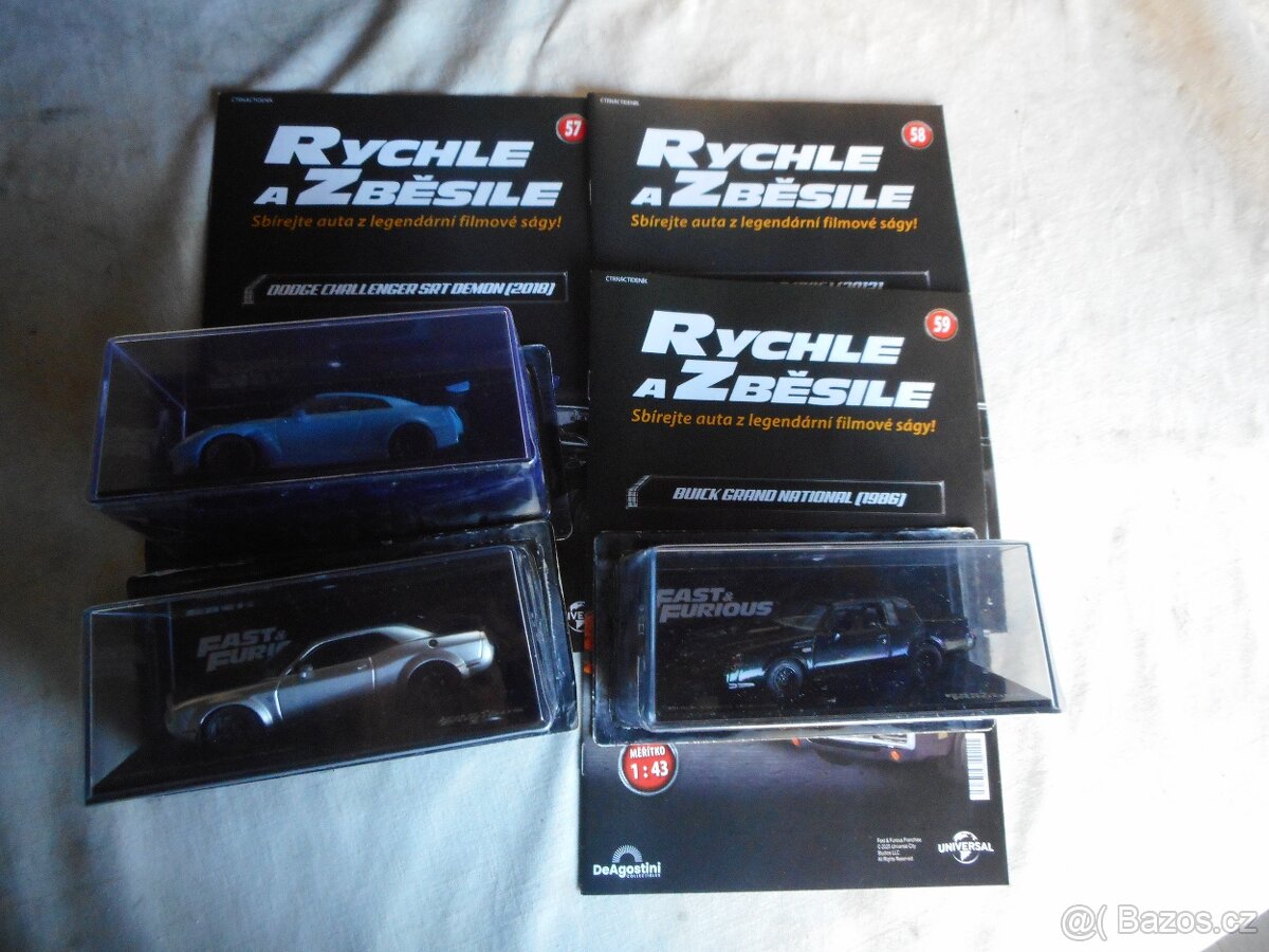 Modely aut Rychle a zběsile - 13