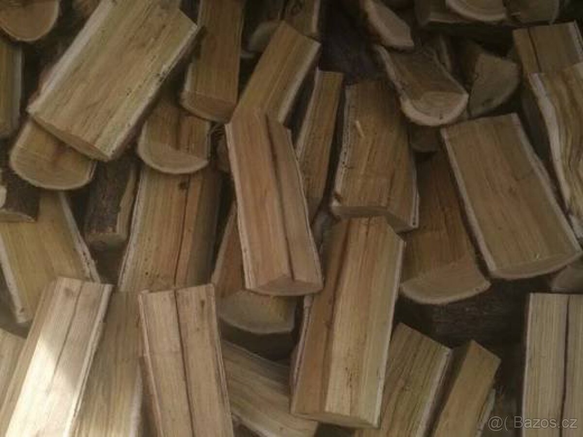Palivové dřevo špalky,štípané - 13