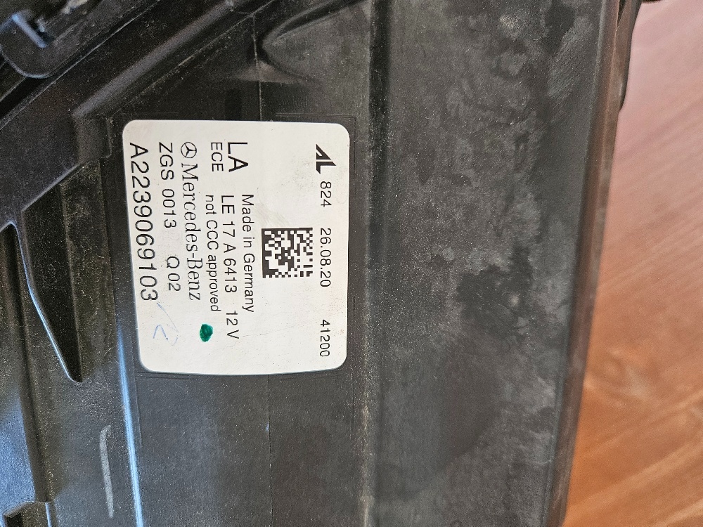 Mercedes Benz S-class W223 levé přední světlo - 13