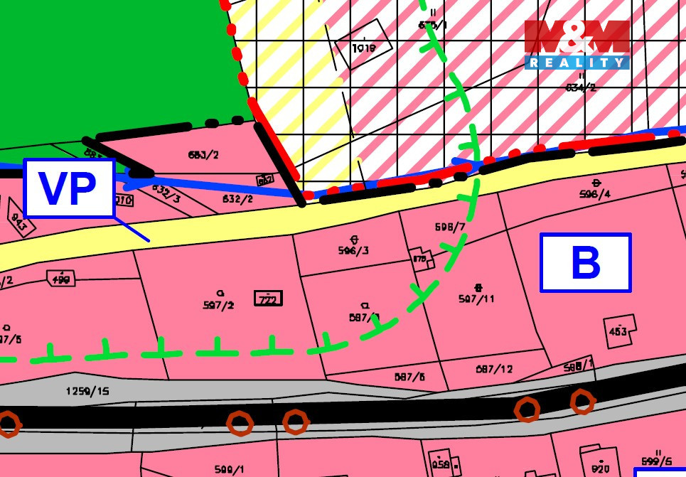 Prodej pozemku k bydlení, 1558 m², Vlachovo Březí - 13