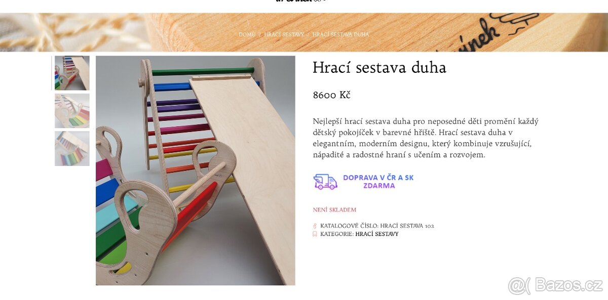Hrací sestava duha unisex - 13