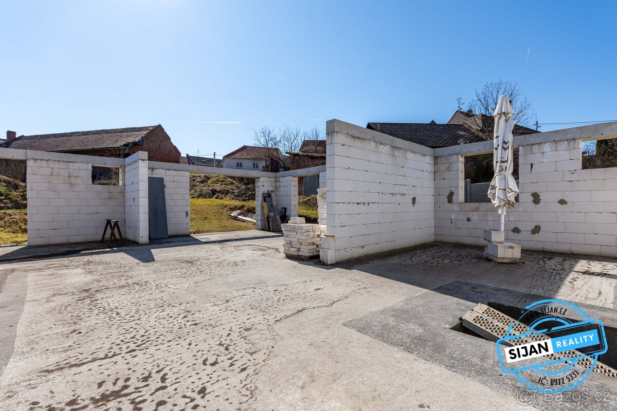 Prodej rozestavěného domu, pozemek 1 236 m² - Určice - 13