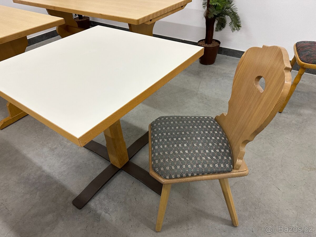 4ks PROFI restaurační jídelní stoly GASTRO - 13