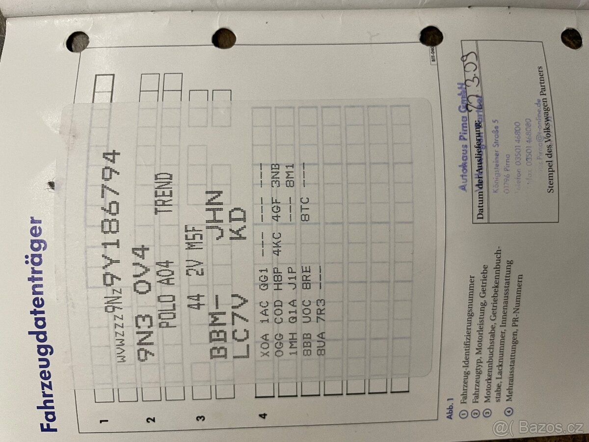 VW Polo 1,2 44kw 9N3 - 13