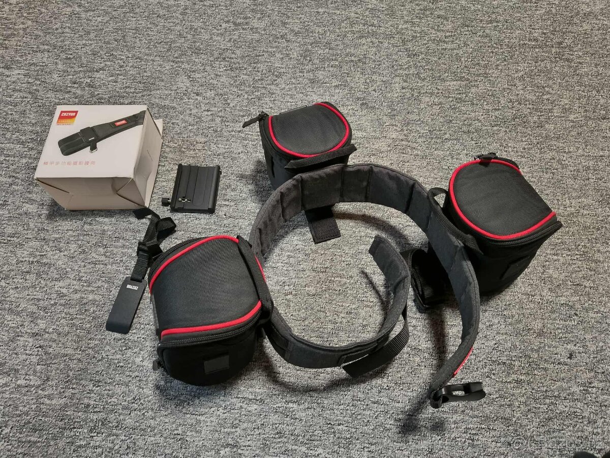 Zhiyun foto video pasek s extra klipem, pro objektivy,3 obal - 13