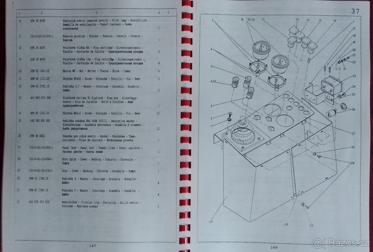 UNC - 061 - KATALOG NÁHRADNÍCH DÍLŮ - 13