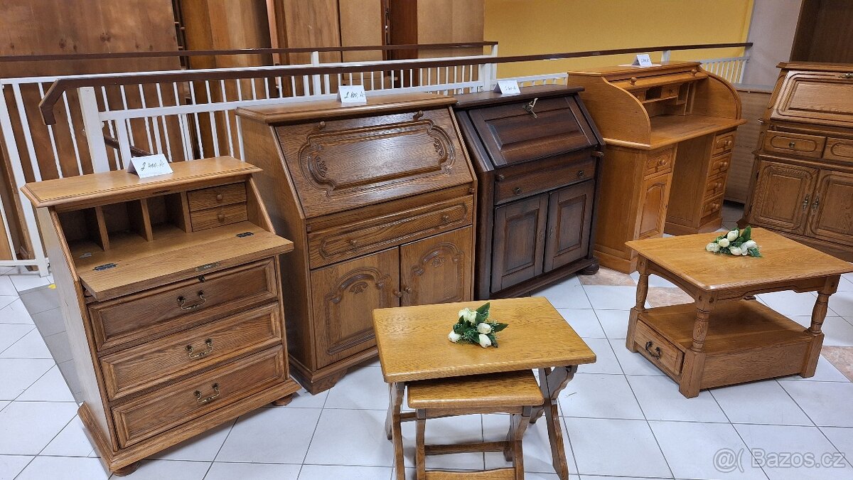 Rustikální psací stůl - 13