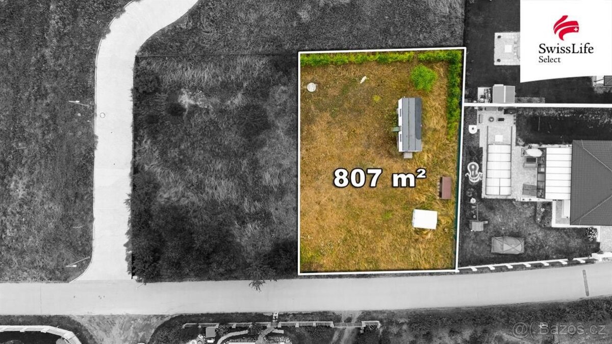 Prodej stavebního pozemku 807 m2, Tišice - 13