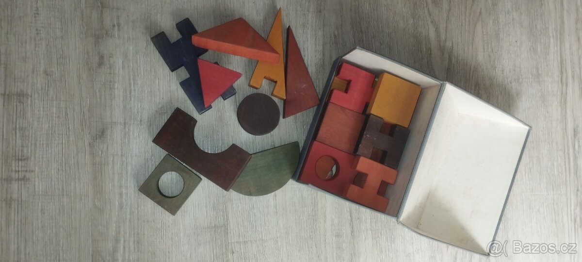 Tofa-staré dřevěné hračky-origo nepoužité - 13