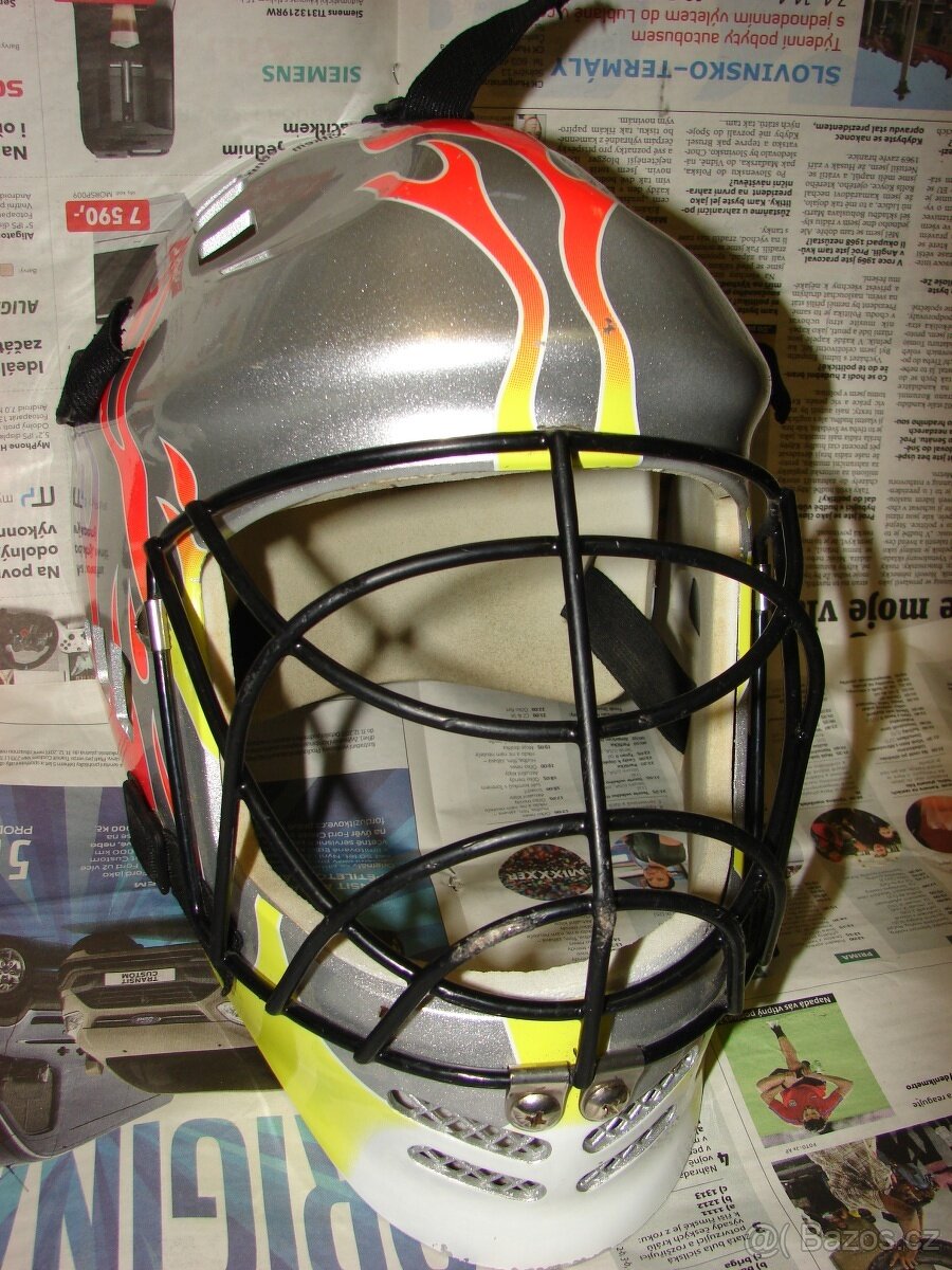 Ortéza Korzet Lombax Dorso hokejová přílba brankarka, brusle - 13