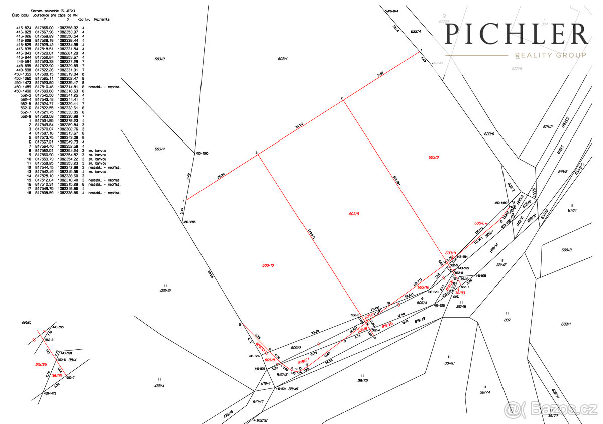 Prodej stavebních pozemků, 5819 m², Chválenice - 13