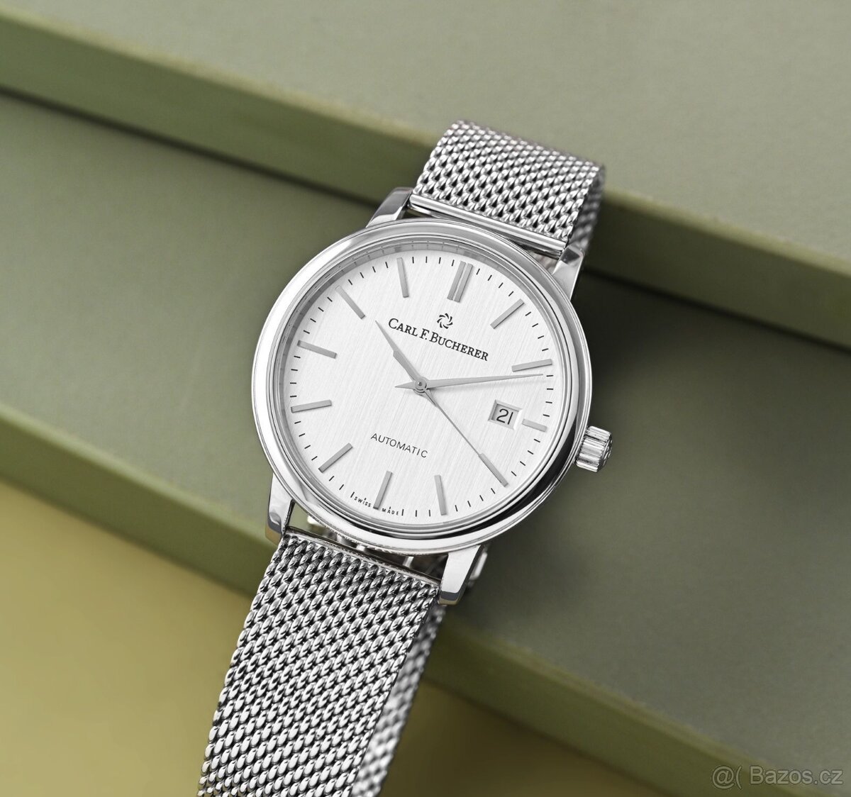 Carl F. Bucherer, model Adamavi 39mm, originál hodinky - 13